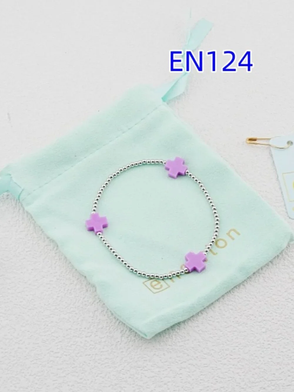 Enewton Gold Bead Cross Bracelet - Picture 2 of 4